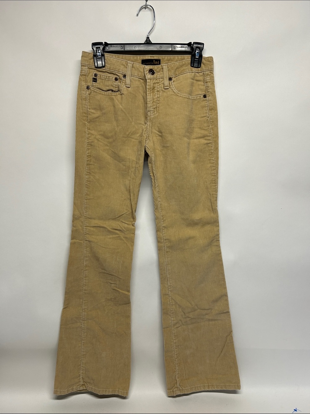 Beige Corduroy Pants - Neutral Tan Y2K size 1 flare